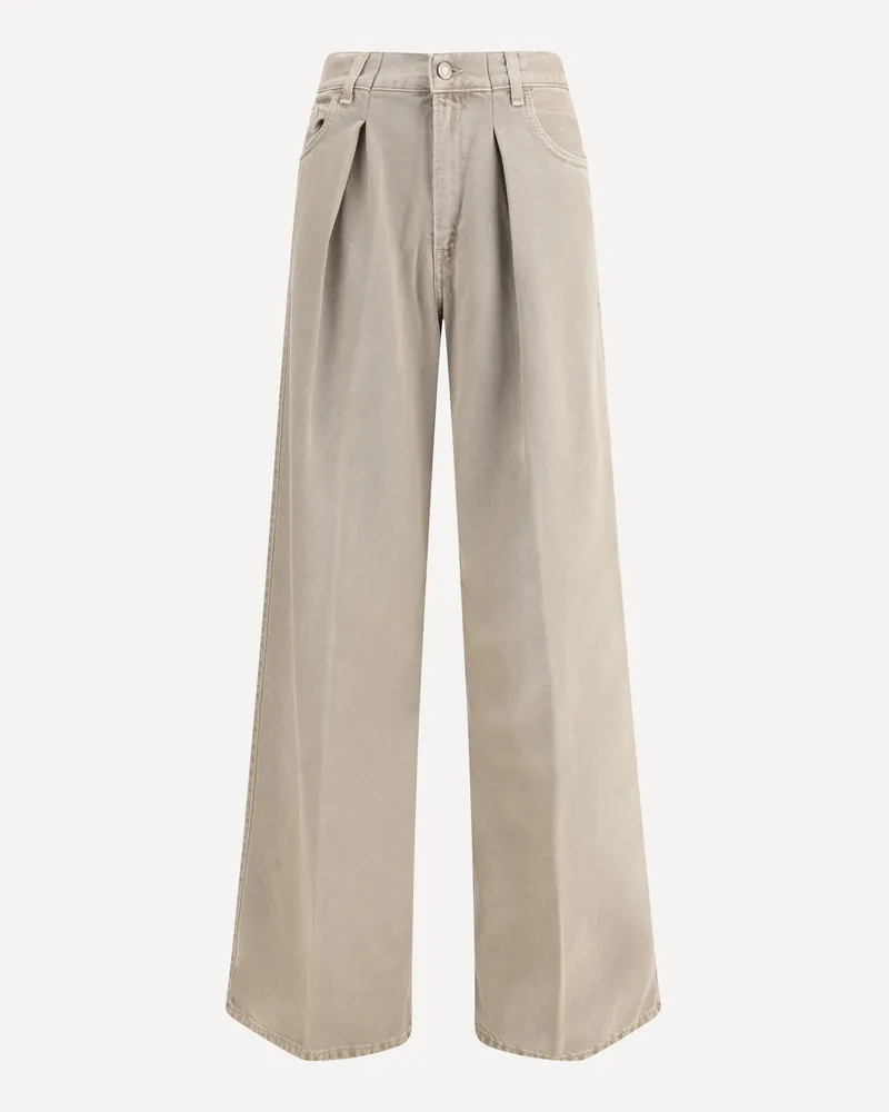 Haikure Baggy Jeans Female Beige
