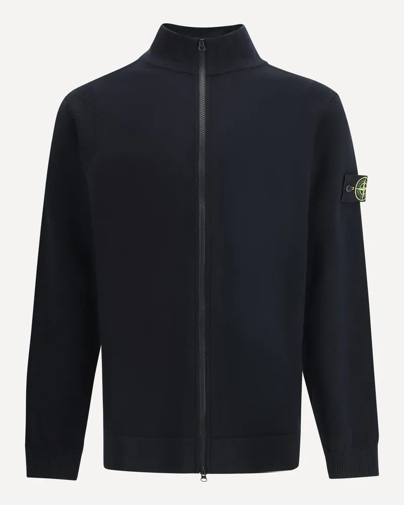 Stone Island Virgin wool Cardigan Male Black