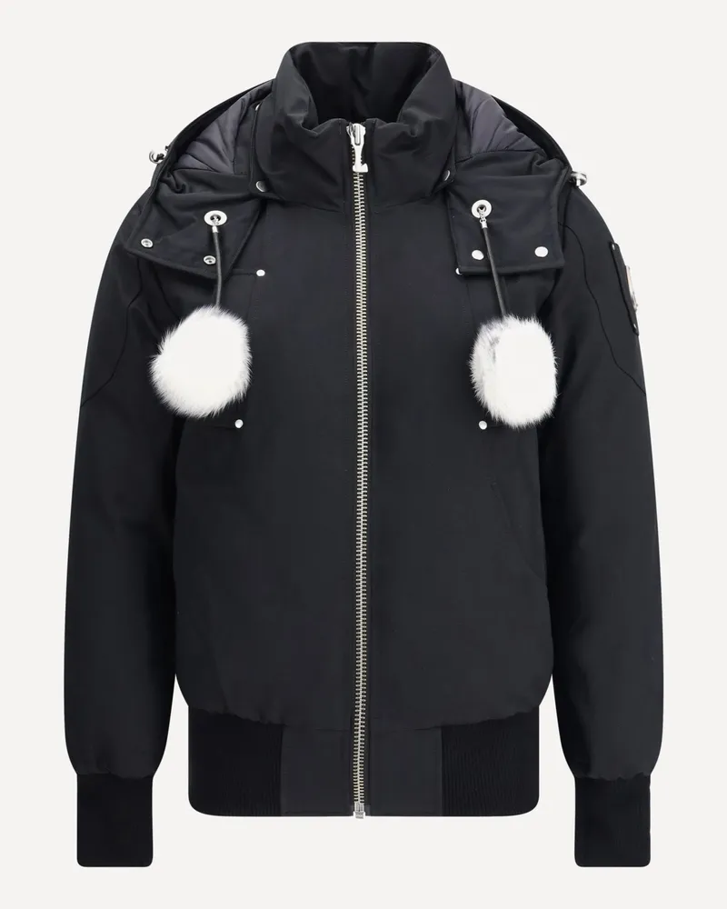 Moose Knuckles Debbie Bomber Jacket Female Black