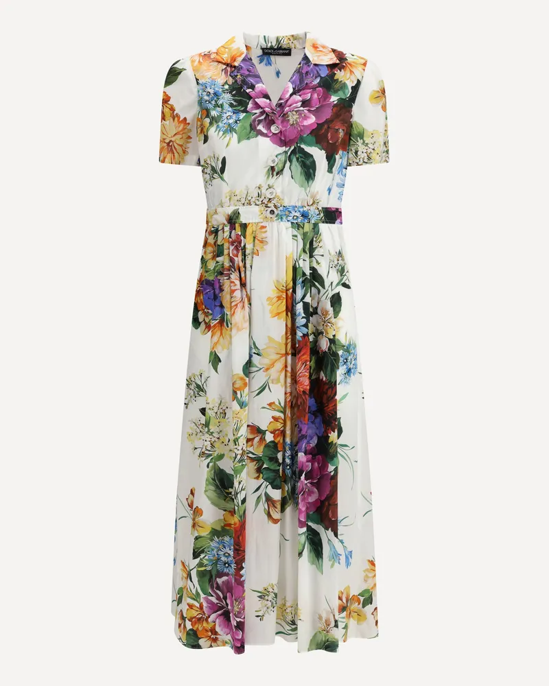 Dolce & Gabbana Flower bouquet print chemisier Dress Female Multicolour