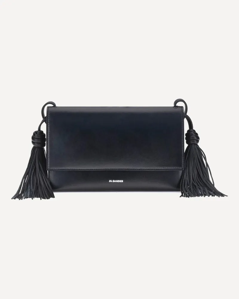 Jil Sander Tassel Shoulder Bag Female Black