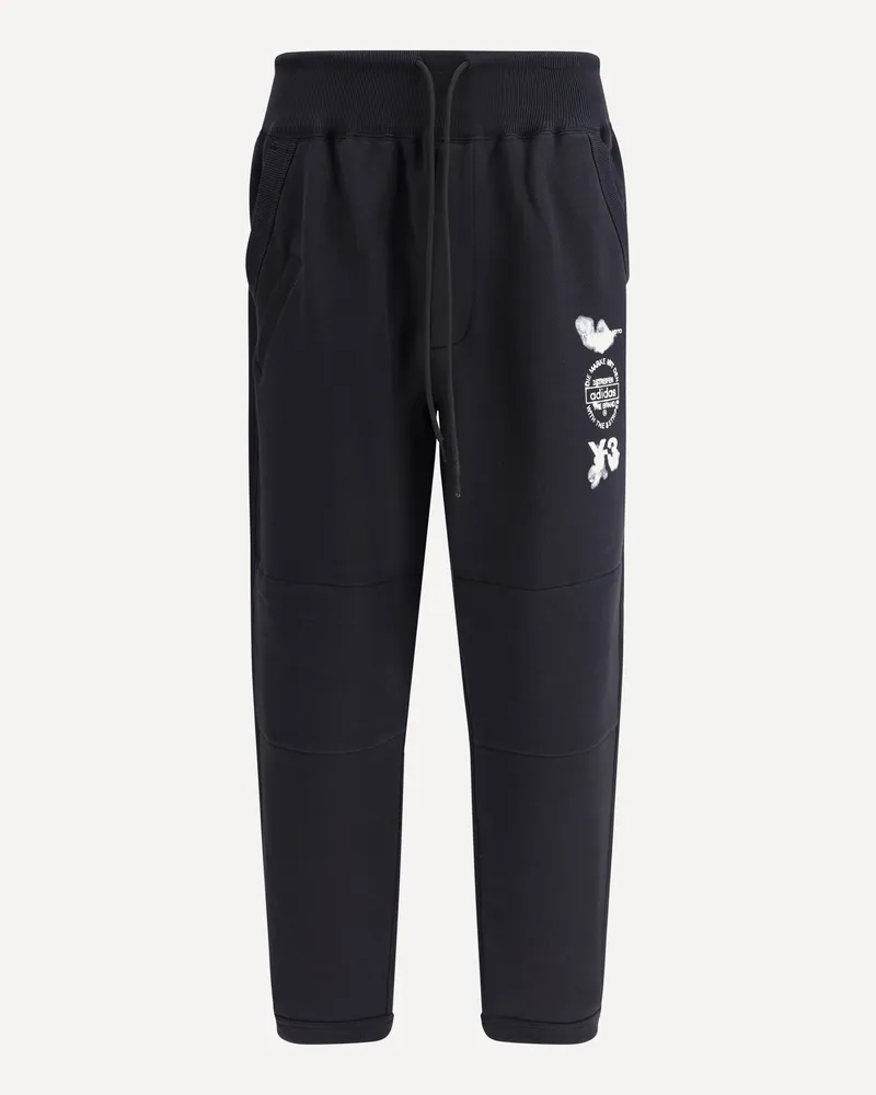 Y-3 Side graphic Sweatpants Male Black