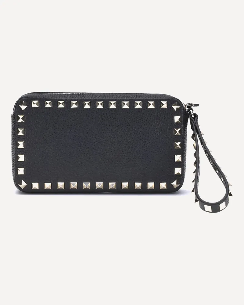 Valentino Garavani Rockstud Pouch Female Black