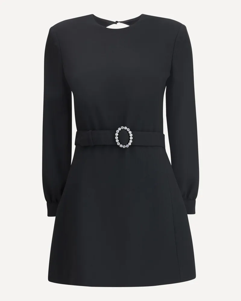 Saint Laurent Sablè mini Dress with cut nude back Female Black