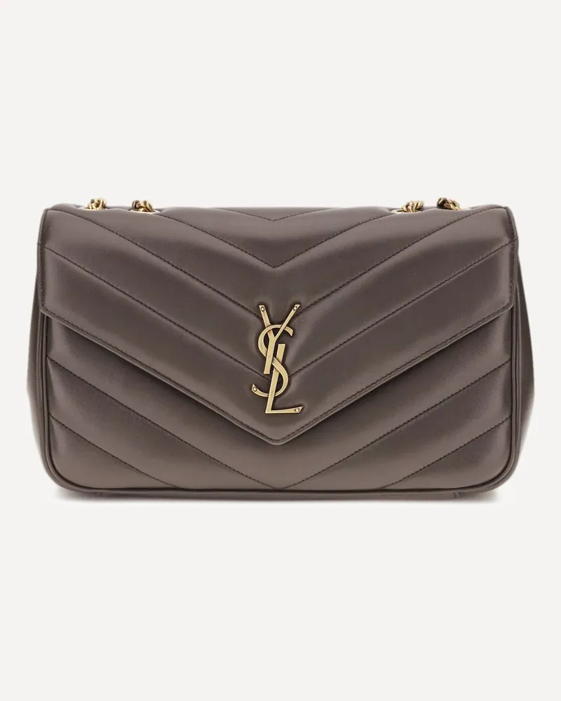 Saint Laurent LouLou Shoulder Bag Female Grey