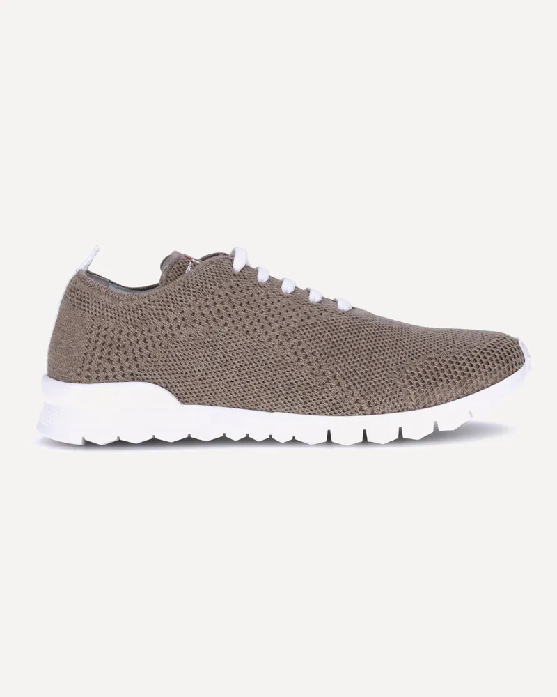 Kiton Cotton Sneakers Male Brown