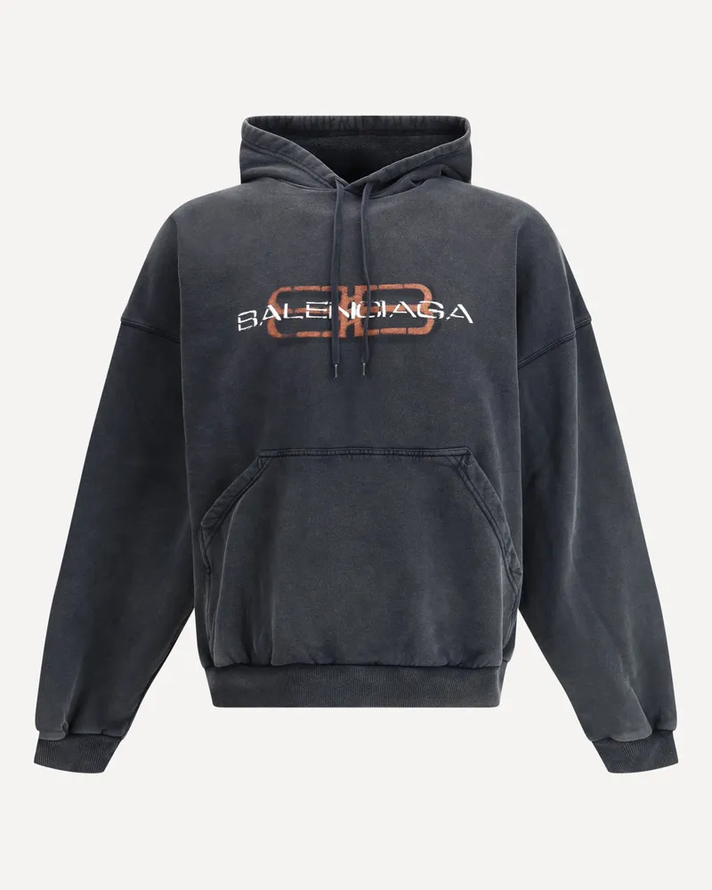 Balenciaga Hooded Sweatshirt Male Black