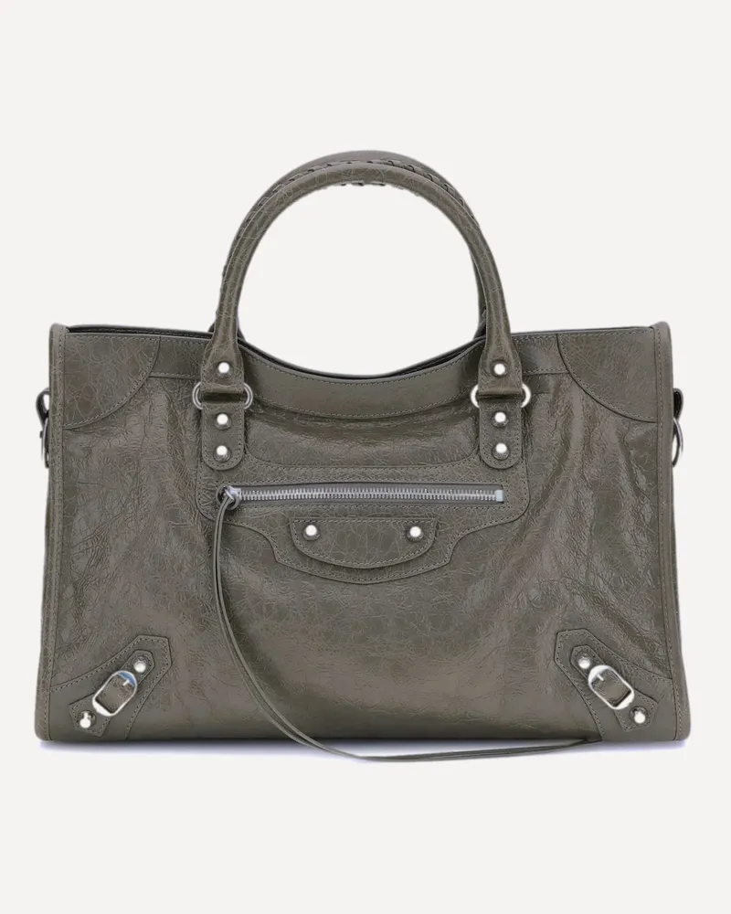 Balenciaga Le City medium Shoulder Bag Female Green