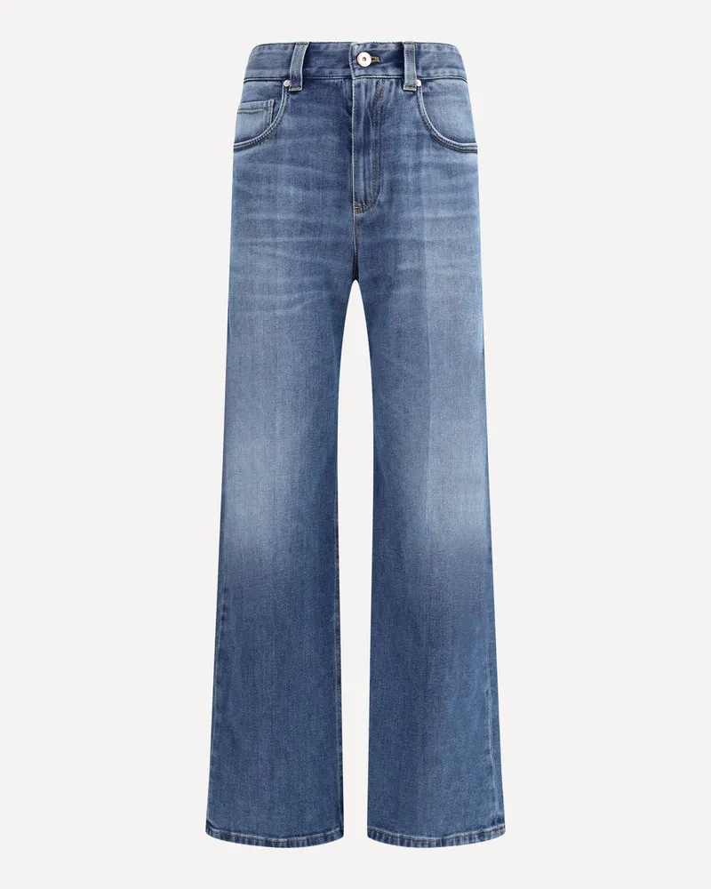 Brunello Cucinelli Contemporary Loose Jeans Female Blue