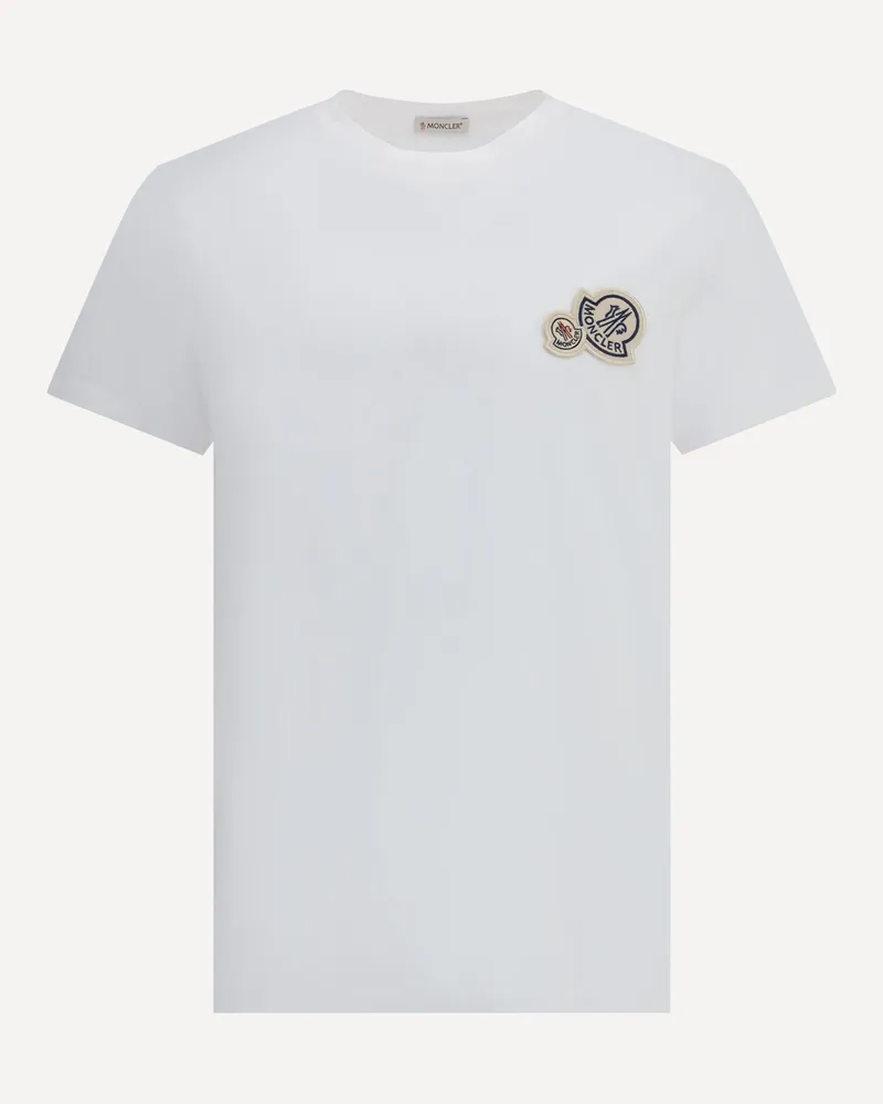 Moncler Logoed T-Shirt Male White
