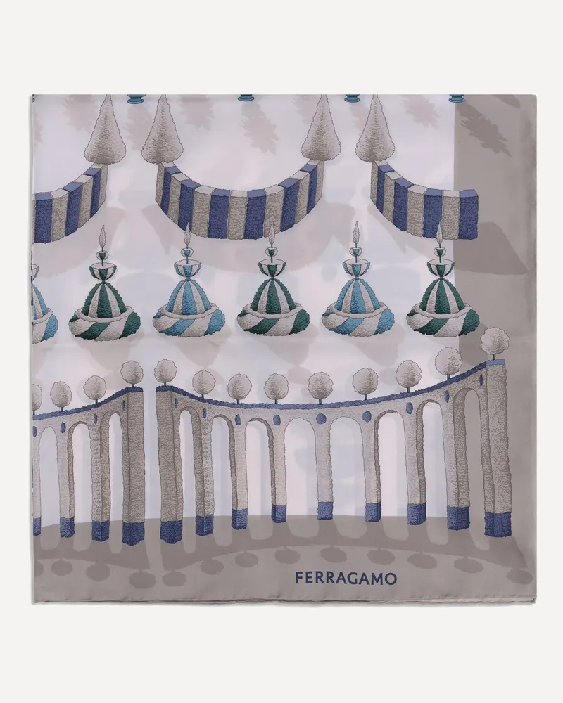 Ferragamo Silk Scarf Female Multicolour
