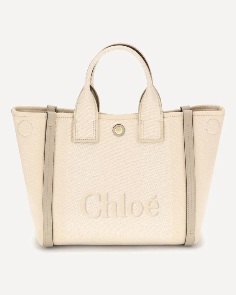 Chloé Carry Tote Bag Female Beige