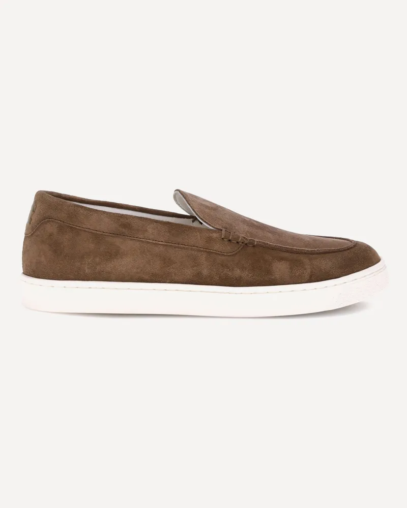 Brunello Cucinelli Slip-on Sneakers Male Brown