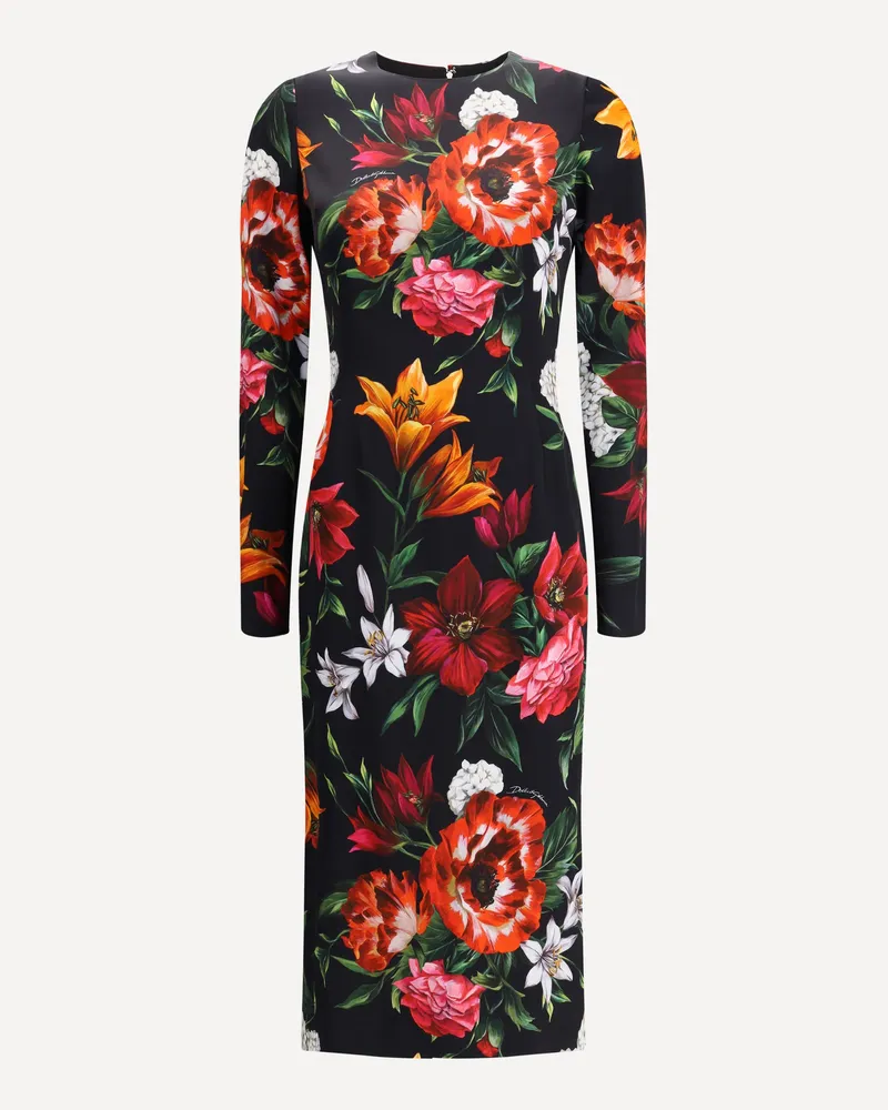 Dolce & Gabbana Long floral-print Dress Female Multicolour