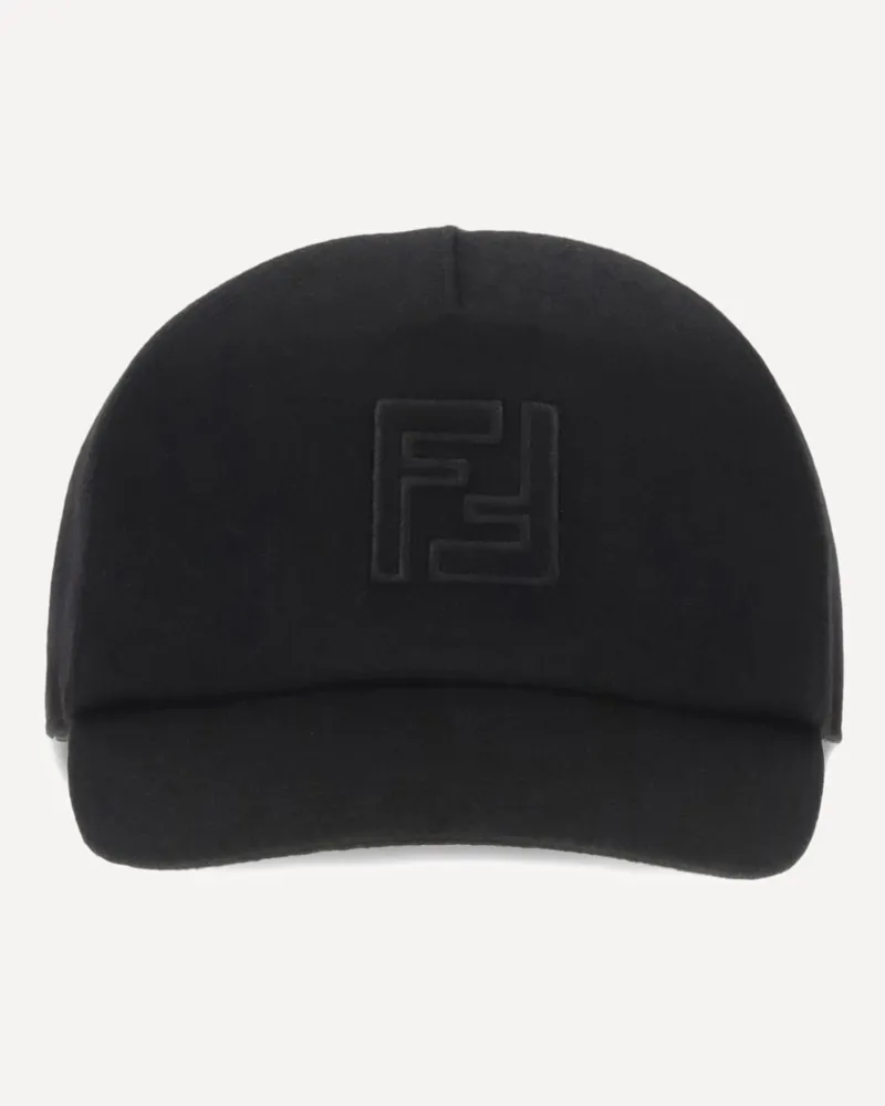 Fendi Wool Baseball Hat Male Black