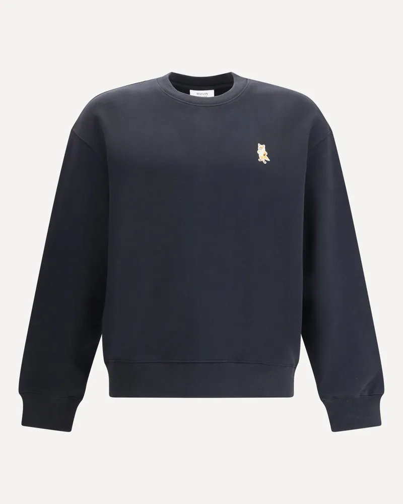Kitsuné Standing Fox Sweatshirt Male Black