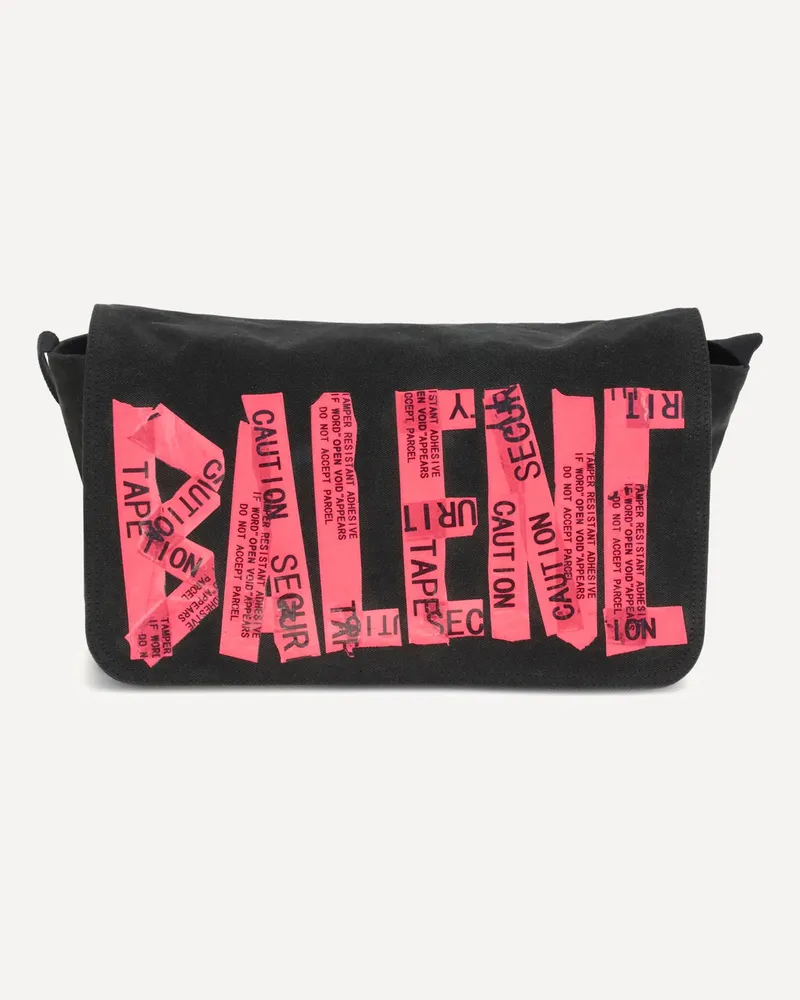 Balenciaga Logo Shoulder Bag Male Black