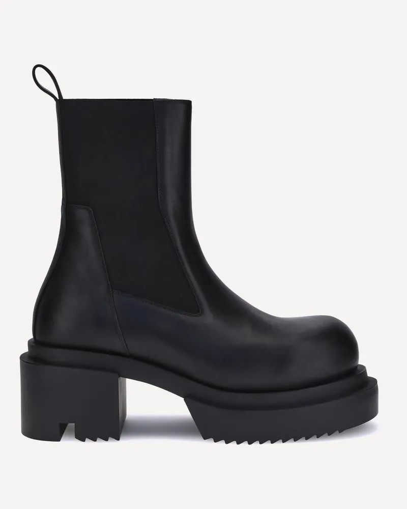 Rick Owens Beatles Bogun Ankle Boots Male Black