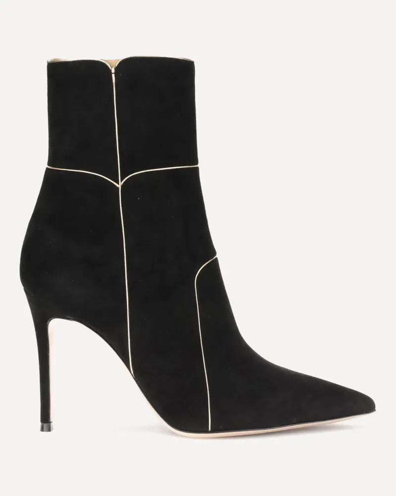 Gianvito Rossi Suede Ankle Boots Female Black