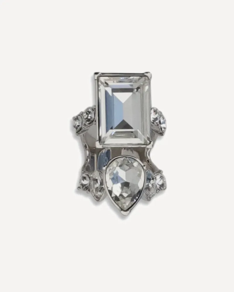 Alexander McQueen Cocktail Ring Female Silver