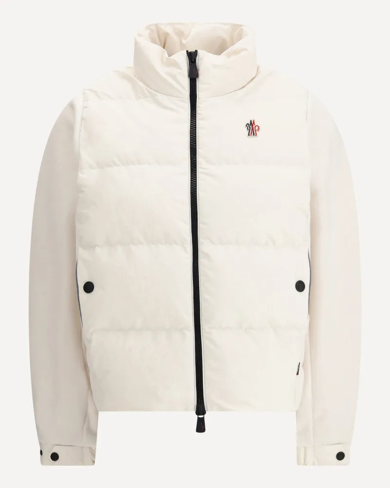 Moncler Jacket with sleeves in contrast Female White
