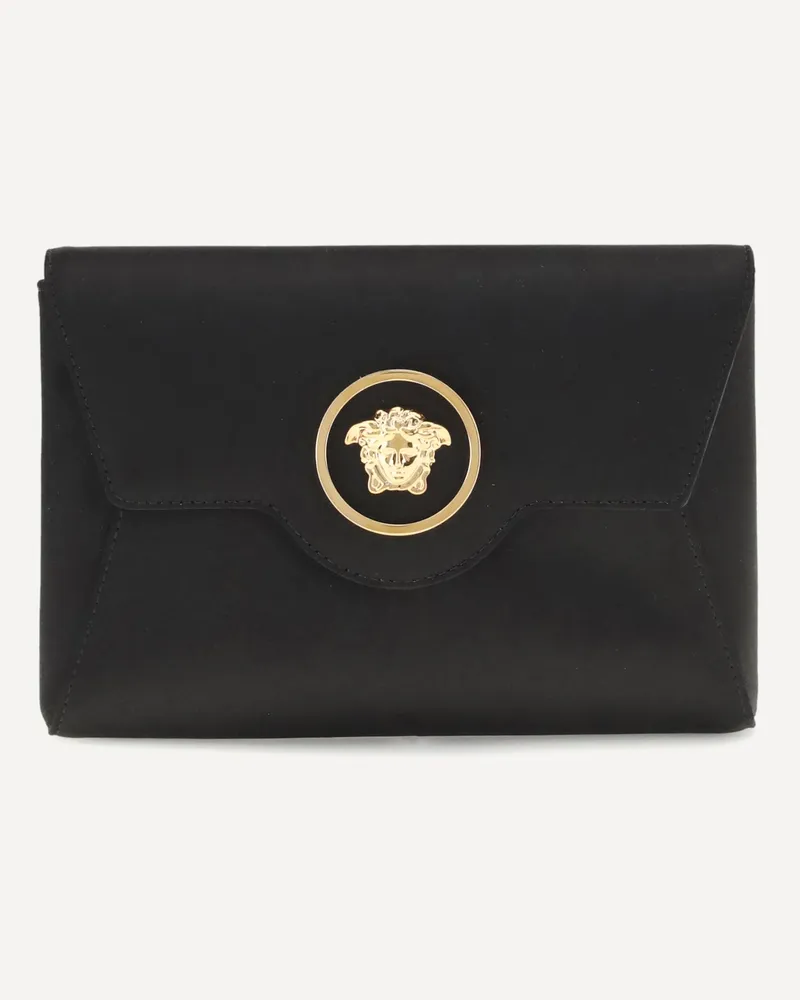 Versace La Medusa Shoulder Bag Female Black