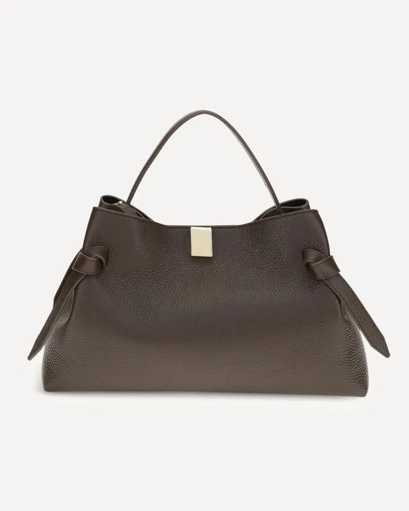 YUZEFI Gyoza Shoulder Bag Female Brown