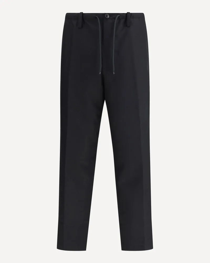 Dries van Noten Wool Pants Male Black