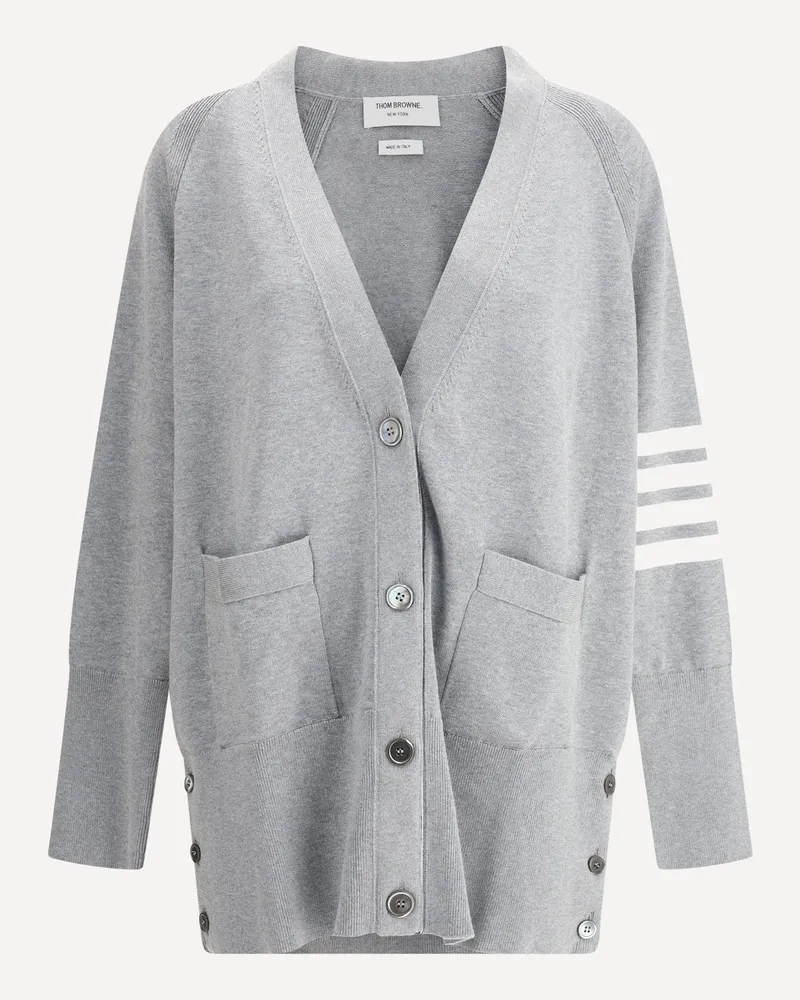 Thom Browne Oversized Cardigan Female Grey