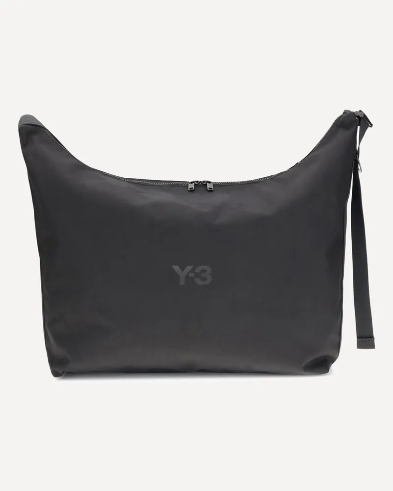 Y-3 Logo Shoulder Bag Male Black