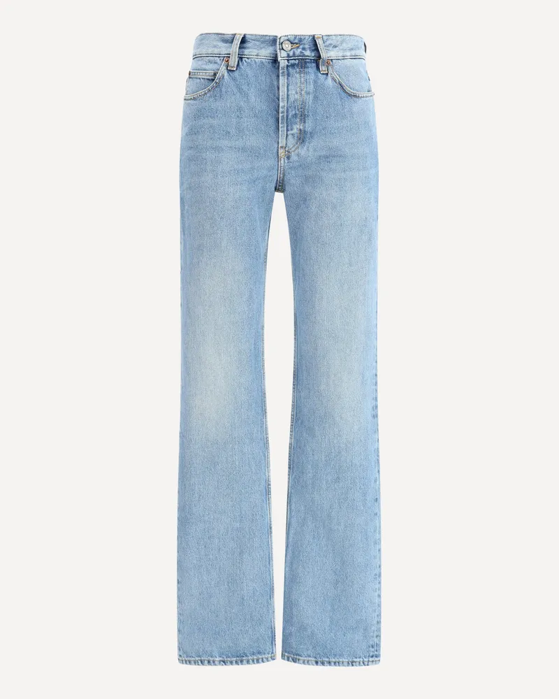 Saint Laurent NICO low-rise jeans in Bahamas denim Female Light