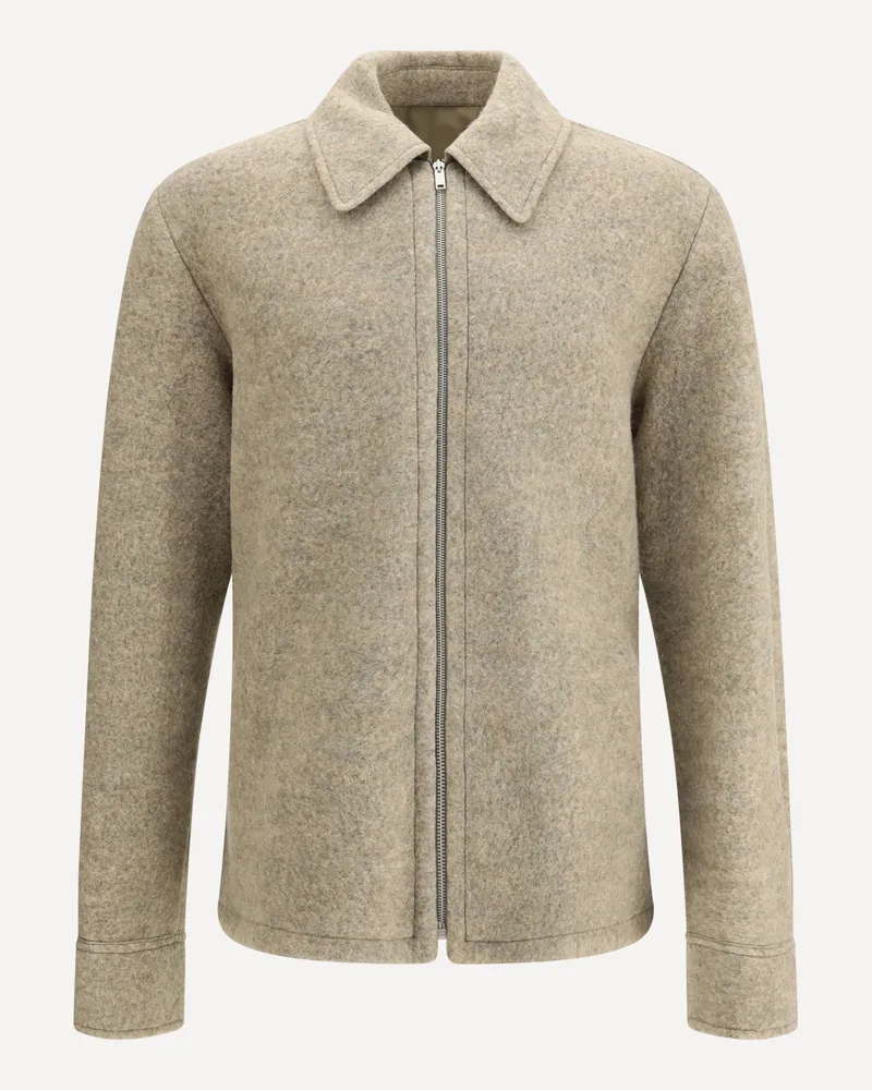 Jil Sander Wool Jacket Male Beige