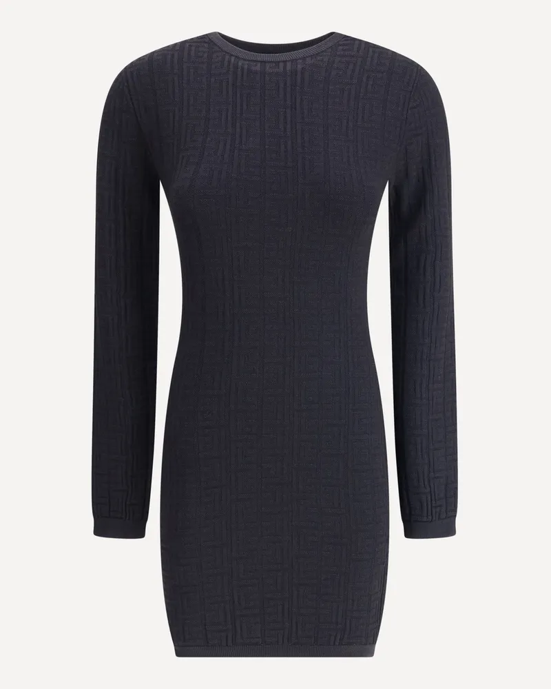 Balmain PB patterned short Dres Female Black