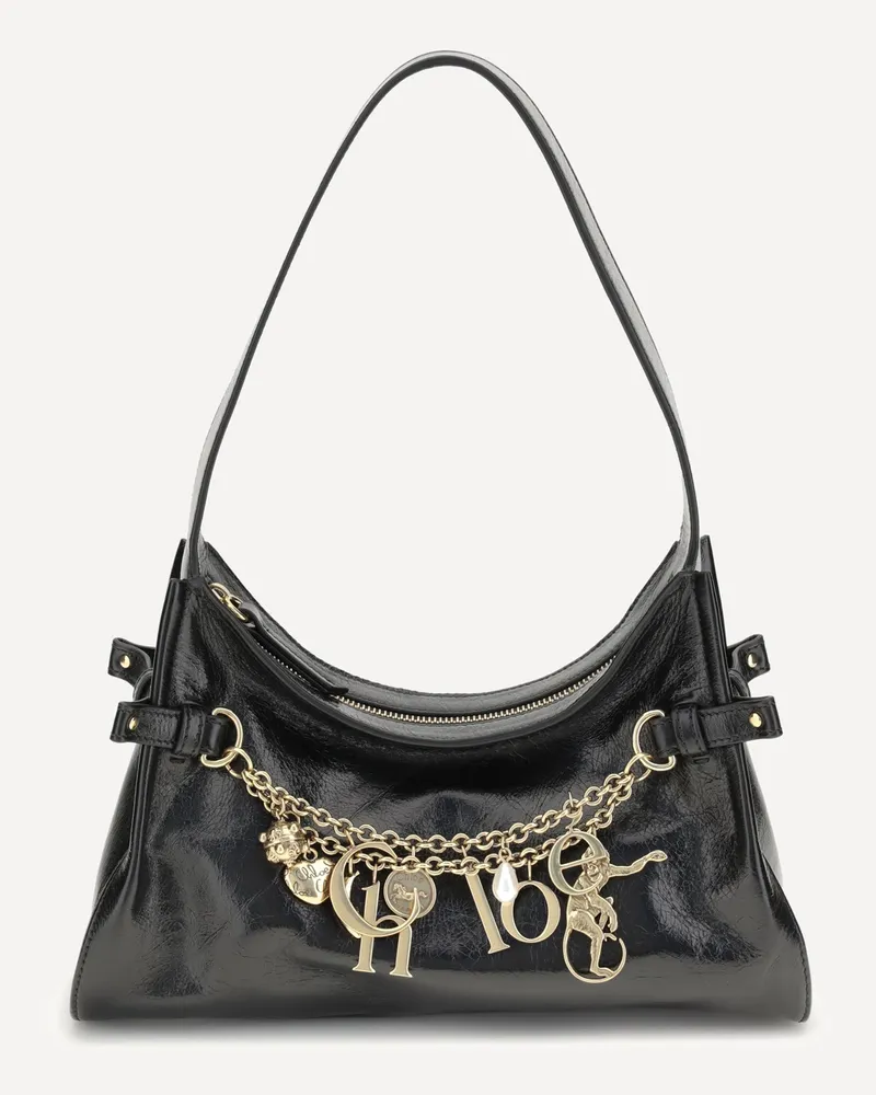 Chloé Charms hobo Shoulder Bag Female Black