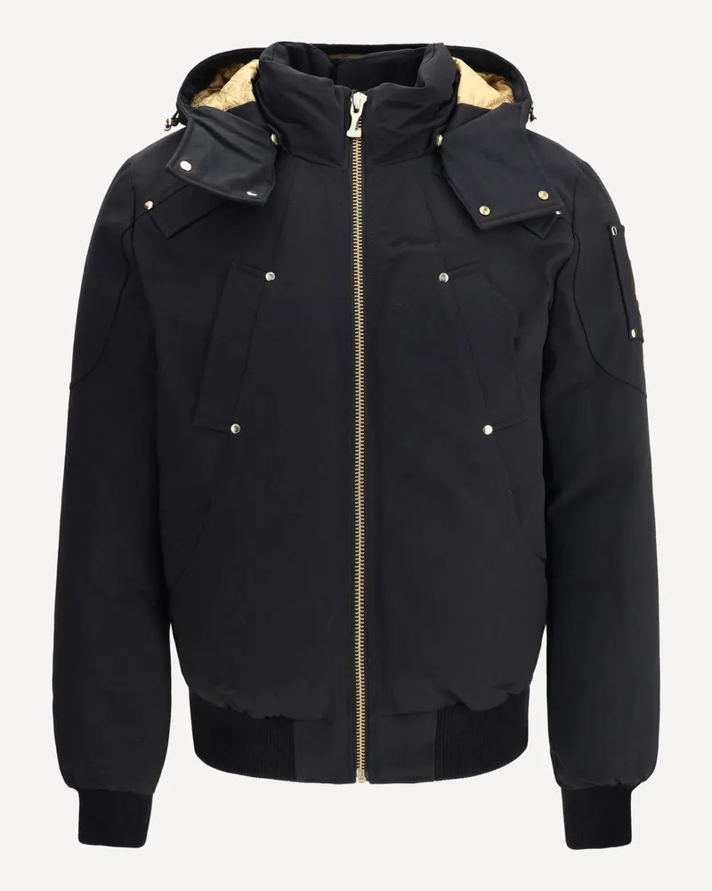 Moose Knuckles Gold Ballistic Neoshear Bomber Male Black