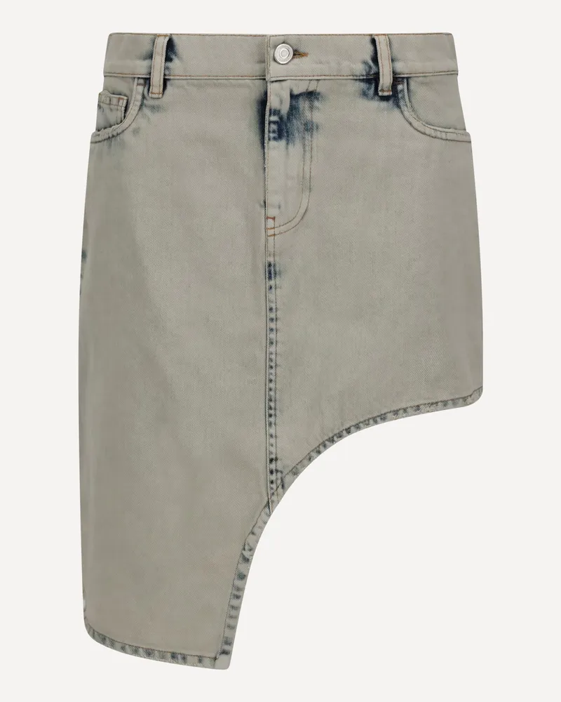 COPERNI Asymmetric denim Miniskirt Female Grey