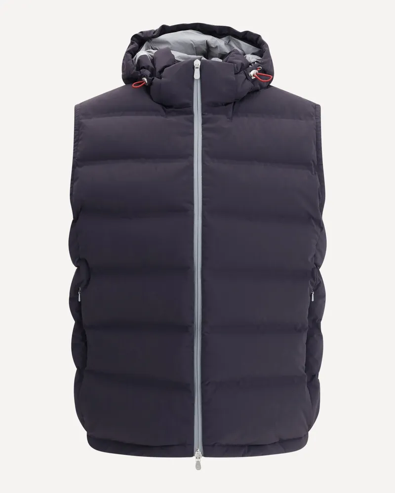 Brunello Cucinelli Down Vest Male Blue