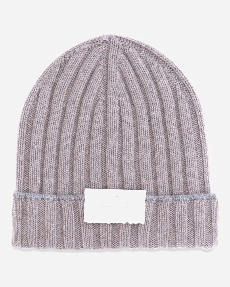 Brunello Cucinelli Beanie Hat Male Beige