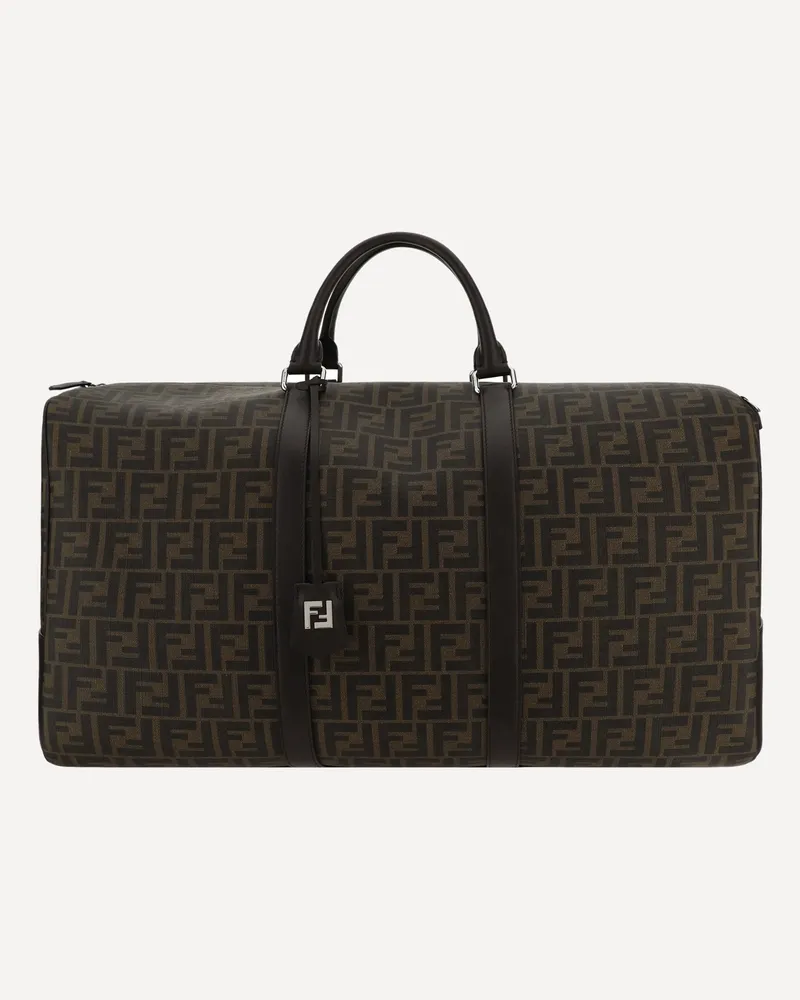 Fendi Boston Travel Bag Male Brown