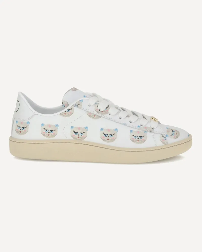Valentino Garavani Royco Le Chat de La Maison Sneakers Female White