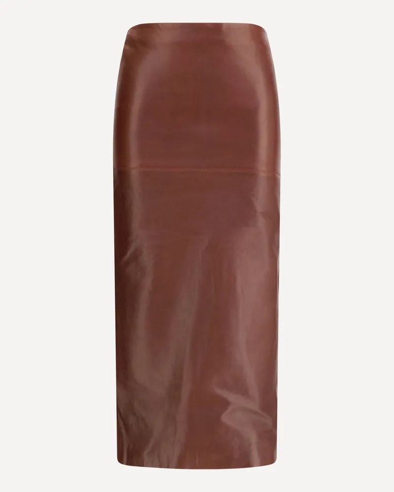 Petar Petrov Fitted pencil Skirt Female Brown
