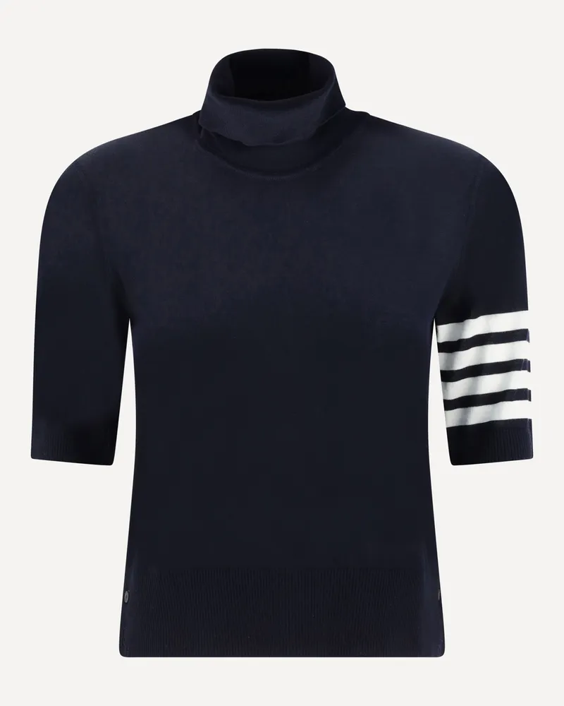 Thom Browne Turtleneck Sweater Female Blue