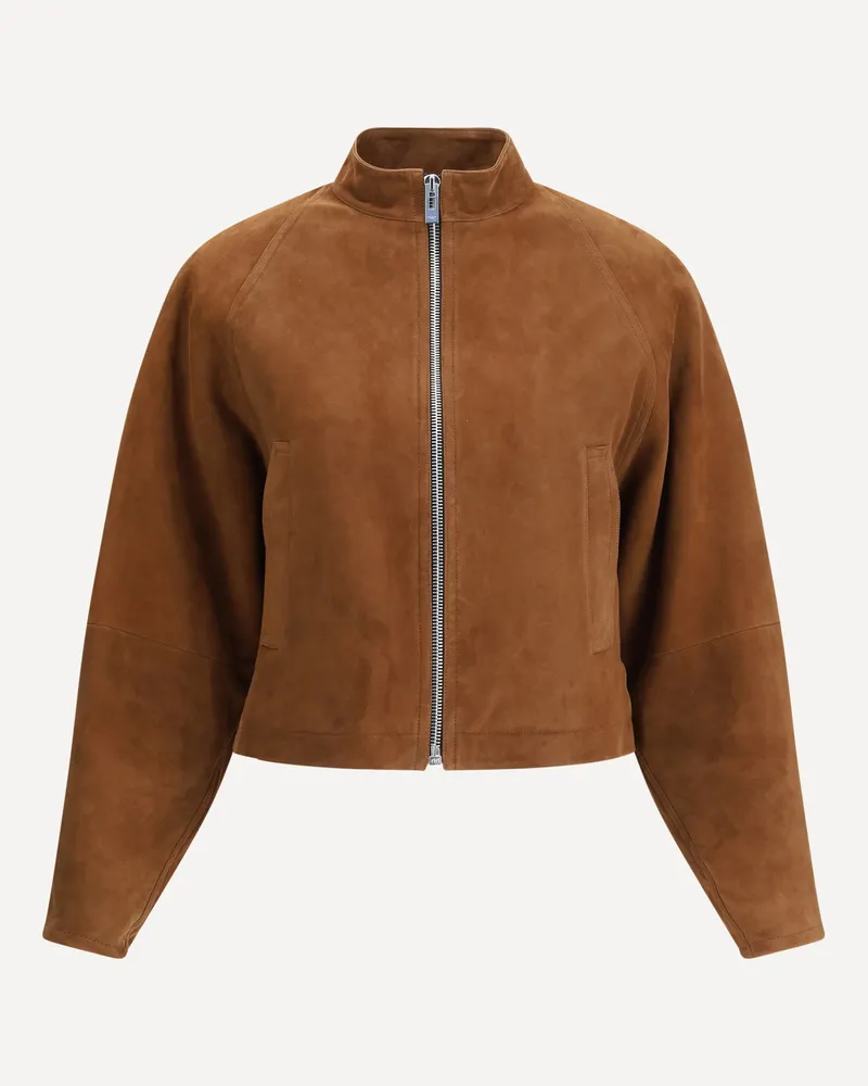 Alaïa Round Jacket Female Brown