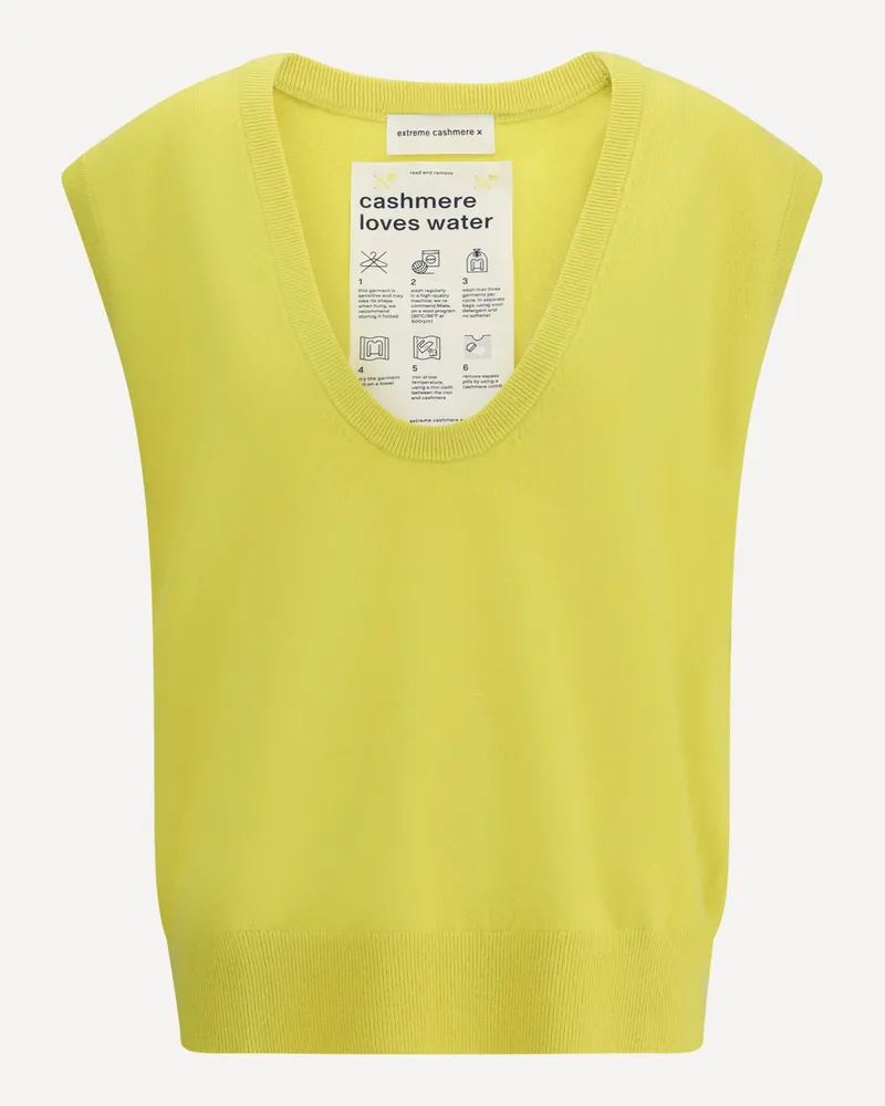 extreme cashmere Lord Vest Female Yellow