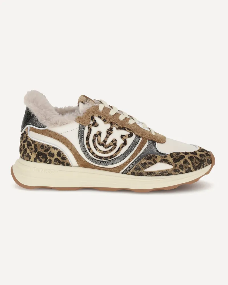 Pinko Zoe 01 Leopard Sneakers Female Multicolour