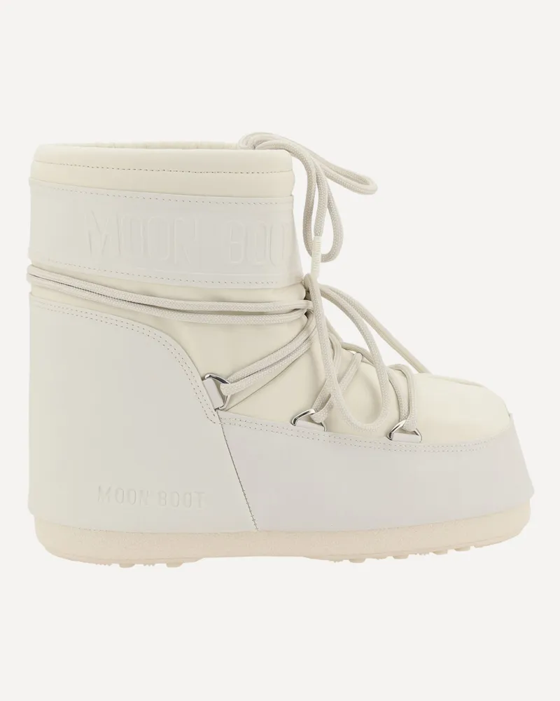 Moon Boot Icon Low Rubber Boots Female White