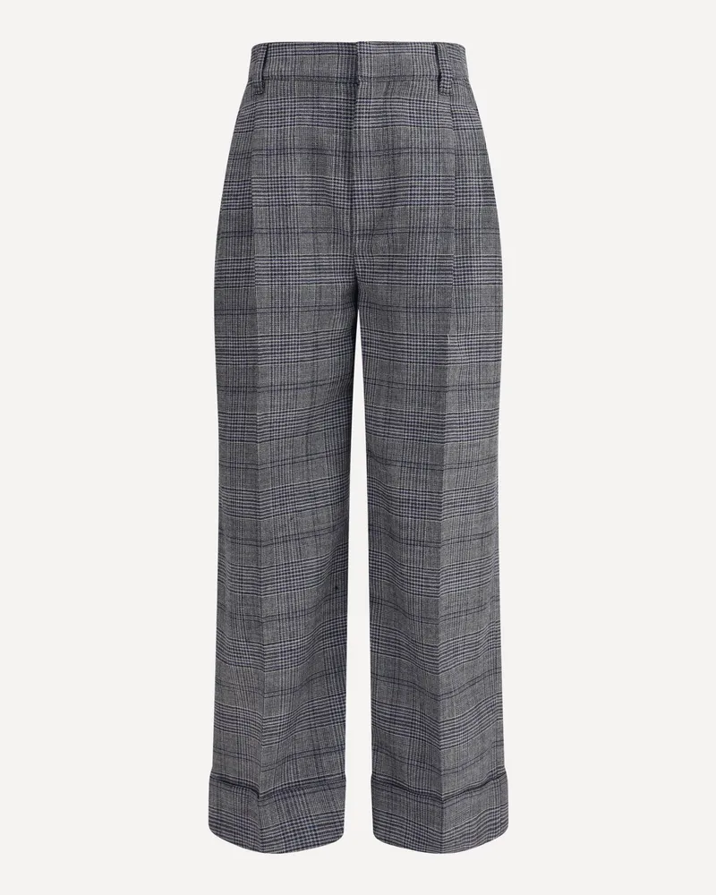 Brunello Cucinelli Prince of Wales patterned Pants Female Grey