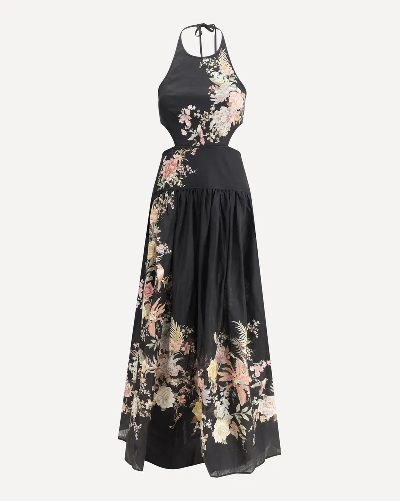 Zimmermann Tallow Midi Dress Female Black