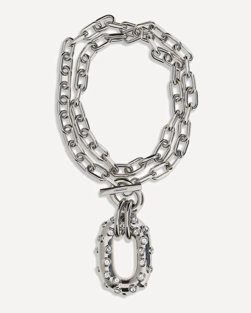 Paco Rabanne XL Link Necklace Female Silver