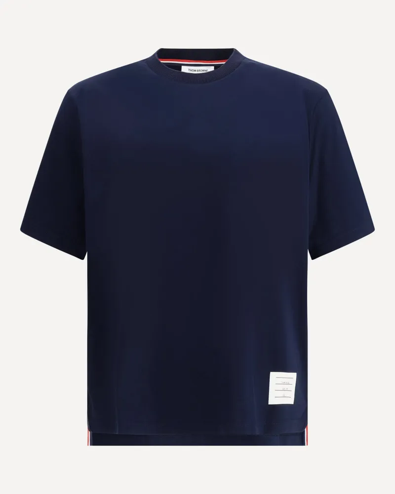 Thom Browne Oversized T-Shirt Male Blue